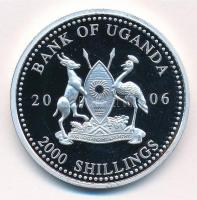 Uganda 2006. 2000Sh Ag "A labdarúgás halhatatlanjainak csarnoka - Lengyelország 1980-as évek / ...