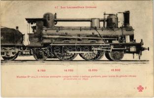Les Locomotives (Orléans) Machine No. 103. / French State Railways locomotive