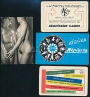 1946 "Szedosz" Nagyvárad reklám zsebnaptár, bejegyzésekkel, kissé viseltes + 21 db vegyes ...