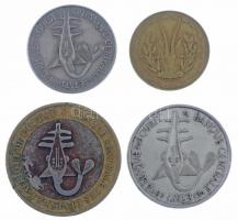 Nyugat-Afrikai Államok 1983-2003. 5Fr-500Fr (4xklf) T:2-3
West African States 1983-2003. 5 Francs -...