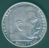 Német 3. Birodalom 1939A 2M Ag "Hindenburg" T:2-/3+