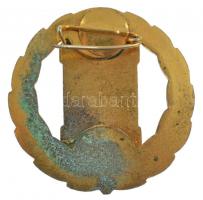 ~1980. "Kiváló Kisdobos Munkáért" zománcozott fém jelvény (34mm) T:1-,2 hátoldalon patina,...