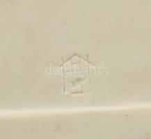 Johann Christoph Friedrich Schiller porcelán büszt, fehér és bisquit, jelzett, hibátlan, m: 16,5 cm