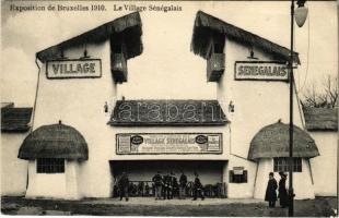 Bruxelles, Brussels; Exposition de Bruxelles 1910. Le Village Sénégalais / Senegalese Village at the Brussels International Exposition of 1910 (EK)