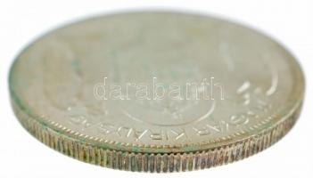 1930. 5P Ag "Horthy jobbra" Artex-veret U.P.jelöléssel T:P patina / Hungary 1930. 5 Pengő ...