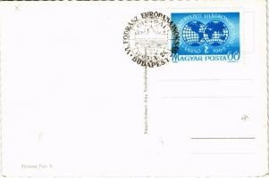 1965 IV. Fodrász Európabajnokság Budapest. Képzőművészeti Alap Kiadóvállalat + So. Stpl