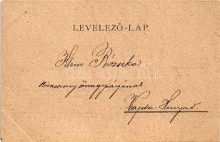 1900 Man riding a donkey, humour. Kunstanstalt Wilhelm Boehme Postkarte No. 876. litho (EM)