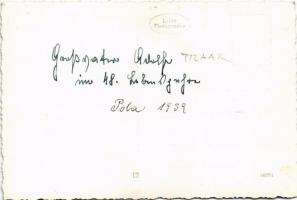 1939 Pola, Grossvater Adolph osztrák-magyar haditengerészet magas rangú tiszt / K.u.k. Kriegsmarine ...