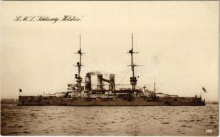 SMS Schleswig-Holstein. German Navy (Kaiserliche Marine) Deutschland-class battleship. Phot. K. Koch (Kiel)
