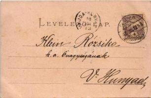 1900 Gentleman with rose. litho (fl)