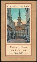 Ortvay Tivadar: Pozsony város utcái és terei. Óváros. Pozsony, 2008, Kalligram. Számos fekete-fehér fotóval illusztrálva. Kiadói papírkötés, jó állapotban.