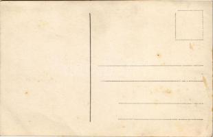 Armand & Suzy. Circus artists. photos glued on postcard