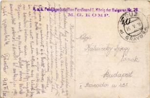 1918 Ständchen / Circus, clown. B.K.W.I. Nr. 148-1. s: Mechle-Grossmann + "K.u.K. Feldjägerbata...