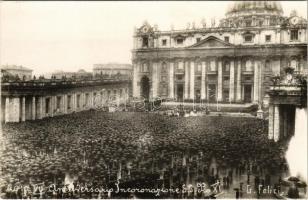 Roma, Rome; VII. Anniversario Incoronazione S.S. Pio XI. G. Felici / the coronation of Pope Pius XI (non PC)