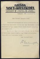 1931 Halmos István fejléces szignált levele