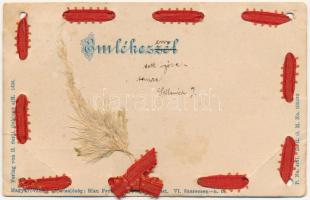 1900 Emlékszel... / greeting card with real flower (EB)