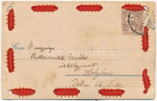 1900 Emlékszel... / greeting card with real flower (EB)