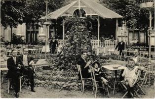 1911 Budapest I. Forgó Károly Várkerti kioszkja, kert (EK)