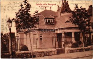 1922 Budapest II. Rózsadomb, Cziráky villa. Bolyai utca 18.