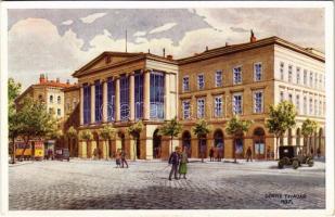 Budapest V. Pesti Lloyd palota (második világháborúban rendkívüli károkat szenvedett, lebontották, Gabona Csarnok Hild remekműve a mai Roosevelt téren állt). Műemlékek Országos Bizottsága s: Dörre Tivadar