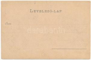 Budapest V. Lipótváros látképe a várról még az Országház (Parlament) megépülése (1885) előtt (EK)