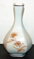 Csepel Művek jelzésű hollóházi porcelán váza (12cm magas)