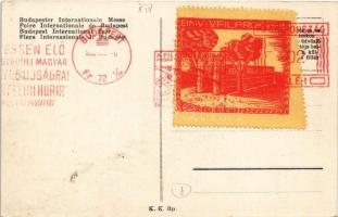 1939 Budapest XIV. Nemzetközi Vásár, Kollerich Pál és fiai és Villany pavilon + BNV V. Filprok levél...