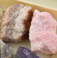 Vegyes nagyobb méretű ásványok, 2db dobozban