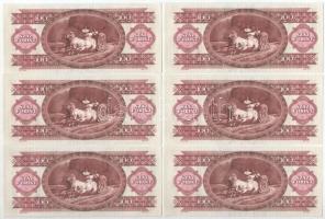 1992. 100Ft (9x) háromszor hármasával sorszámkövetők, a sorszámkövető részek között 1-1 ugrással &qu...