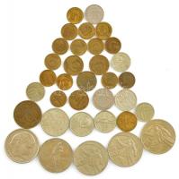 Szovjetunió 1949-1980. 1K-1R (35x) közte forgalmi emlékérmék is T:2,2- patina Soviet Union 1949-1980. 1 Kopeck - 1 Ruble (35x) with circulating commemorative coins in it C:XF,VF patina