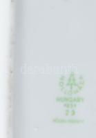 Hollóházi nagy méretű, kézzel festett huszár figura, jelzett, minimális kopással, kalapnál sérült 27...