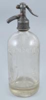 Cca. 1930 Adria Szikvízgyár Budapest, korának megfelelő állapotban, pici hiánnyal, m: 30 cm