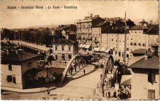 Fiume, Rijeka, Susak; Granicni most / Határhíd / border bridge