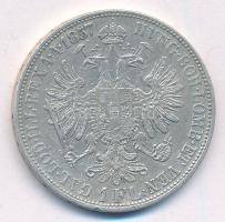 Ausztria 1857A 1Fl Ag "Ferenc József" T:2- kis ph. 
Austria 1857A 1 Florin Ag "Franz...