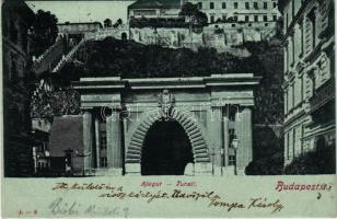 1898 (Vorläufer) Budapest I. Alagút este (EK)