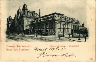 1898 (Vorläufer!) Budapest VI. Nyugati pályaudvar (EK)