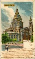 1899 (Vorläufer!) Budapest V. Bazilika. litho s: Rosenberger (fa)