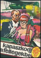 1971 Simonyi Emőke (?-): Kapaszkodj a fellegekbe, magyar-szovjet film, villamosplakát, 23x16,5 cm