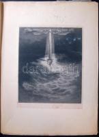 cca 1900 10 db nagyméretű dekoratív erotikus grafika