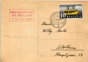 Schweizerische Unteroffizierstage 1948 St. Gallen / Swiss Non-commissioned Officers Days, ski race, ...