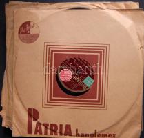 17 db régi gramofonlemez