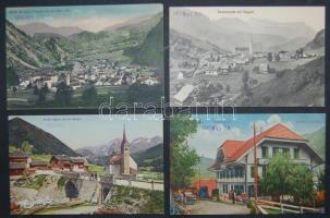 Kb 80 db 1920 körüli svájci városképes lap, jó minőségüek, de a hátoldalán mindegyiknek ragasztónyomok vannak