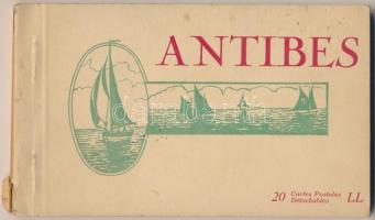 Antibes - pre-1945 postcard booklet with 20 postcards