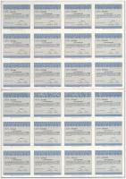 Budapest 2000. "Reanal Finomvegyszergyár Részvénytársaság" névre szóló törzsrészvénye 10.0...