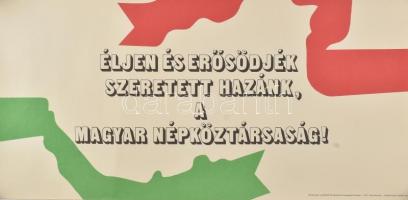 3 db MSZMP propraganda osztály plakát 120x32 cm