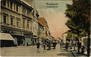 1912 Kecskemét, Szabadság tér, Szél Nándor üzlete. Fekete (Schwartz) Soma kiadása (kis szakadás / small tear)