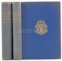 Herczeg Ferenc: Pro Libertate! I-II. köt. Bp., 1936, Singer és Wolfner, 340 p., 287 p. Aranyozott egészvászon-kötésben, fakó gerinccel.