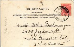 1907 Volendam-Holland / Dutch folklore art postcard (EK)