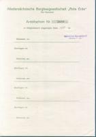 Német Birodalom/Weimari Köztársaság 1926. "Alsó-szász Bányatársaság-Rote Erde" részvénye 5...