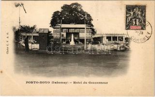 1909 Porto-Novo, Hotel du Gouverneur / African folklore, governors hotel